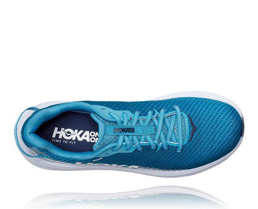 Hoka One One Løbesko Herre - Rincon 2 - Blå/Hvide - 183459XGO